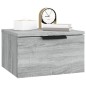 vidaXL Wand-Nachttische 2 Stk. Grau Sonoma 34x30x20 cm vidaXL Wand-Nachttische 2 Stk. Grau Sonoma 34x30x20 cm