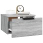 vidaXL Wand-Nachttische 2 Stk. Grau Sonoma 34x30x20 cm vidaXL Wand-Nachttische 2 Stk. Grau Sonoma 34x30x20 cm