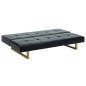 Schlafsofa Kunstleder Schwarz Schlafsofa Kunstleder Schwarz