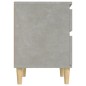vidaXL Nachttisch Betongrau 40x35x50 cm