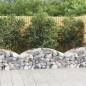 vidaXL Gabione mit Hochbogen 150x50x40/60 cm Verzinktes Eisen vidaXL Gabione mit Hochbogen 150x50x40/60 cm Verzinktes Eisen