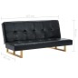Schlafsofa Kunstleder Schwarz Schlafsofa Kunstleder Schwarz