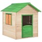 vidaXL Kinderspielhaus Tannenholz Grün vidaXL Kinderspielhaus Tannenholz Grün