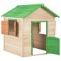 vidaXL Kinderspielhaus Tannenholz Grün vidaXL Kinderspielhaus Tannenholz Grün