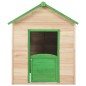 vidaXL Kinderspielhaus Tannenholz Grün vidaXL Kinderspielhaus Tannenholz Grün