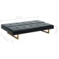 Schlafsofa Kunstleder Schwarz Schlafsofa Kunstleder Schwarz
