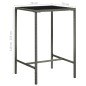vidaXL 3-tlg. Gartenbar-Set mit Kissen Poly Rattan Grau vidaXL 3-tlg. Gartenbar-Set mit Kissen Poly Rattan Grau