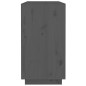 vidaXL Sideboard Grau 100x40x75 cm Massivholz Kiefer vidaXL Sideboard Grau 100x40x75 cm Massivholz Kiefer