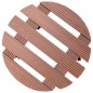 vidaXL Pflanzenroller 2 Stk. Braun Ø30x7,5 cm WPC vidaXL Pflanzenroller 2 Stk. Braun Ø30x7,5 cm WPC