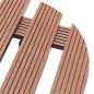 vidaXL Pflanzenroller 2 Stk. Braun Ø30x7,5 cm WPC vidaXL Pflanzenroller 2 Stk. Braun Ø30x7,5 cm WPC