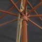 vidaXL Sonnenschirm mit Holzmast Schwarz 400x273 cm vidaXL Sonnenschirm mit Holzmast Schwarz 400x273 cm