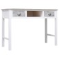 vidaXL Schreibtisch Grau 110×45×76 cm Holz vidaXL Schreibtisch Grau 110×45×76 cm Holz