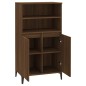 vidaXL Highboard Braun Eichen-Optik 60x36x110 cm Holzwerkstoff vidaXL Highboard Braun Eichen-Optik 60x36x110 cm Holzwerkstoff