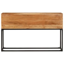 vidaXL Konsolentisch 120x30x75 cm Massivholz Akazie