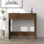 vidaXL Schreibtisch Braun Eichen-Optik 80x40x75 cm Holzwerkstoff vidaXL Schreibtisch Braun Eichen-Optik 80x40x75 cm Holzwerkstoff