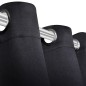 vidaXL Verdunkelungsvorhänge 2 Stk. mit Metallösen 135x175 cm Schwarz vidaXL Verdunkelungsvorhänge 2 Stk. mit Metallösen 135x175 cm Schwarz