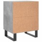 vidaXL Nachttische 2 Stk. Betongrau 40x30x50 cm Holzwerkstoff vidaXL Nachttische 2 Stk. Betongrau 40x30x50 cm Holzwerkstoff
