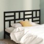 vidaXL Kopfteil Schwarz 206x4x104 cm Massivholz Kiefer vidaXL Kopfteil Schwarz 206x4x104 cm Massivholz Kiefer