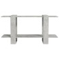 vidaXL Bücherregal Betongrau 100x30x51 cm Holzwerkstoff vidaXL Bücherregal Betongrau 100x30x51 cm Holzwerkstoff