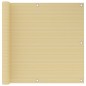 vidaXL Balkon-Sichtschutz Beige 90x300 cm HDPE vidaXL Balkon-Sichtschutz Beige 90x300 cm HDPE