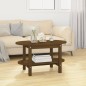 vidaXL Couchtisch Honigbraun 80x45x45 cm Massivholz Kiefer vidaXL Couchtisch Honigbraun 80x45x45 cm Massivholz Kiefer