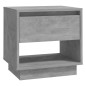 vidaXL Nachttisch Betongrau 45x34x44 cm Holzwerkstoff vidaXL Nachttisch Betongrau 45x34x44 cm Holzwerkstoff
