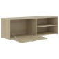vidaXL TV-Schrank Sonoma-Eiche 120x34x37 cm Holzwerkstoff vidaXL TV-Schrank Sonoma-Eiche 120x34x37 cm Holzwerkstoff