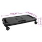 vidaXL Transportroller Schwarz Polypropylen 200 kg vidaXL Transportroller Schwarz Polypropylen 200 kg