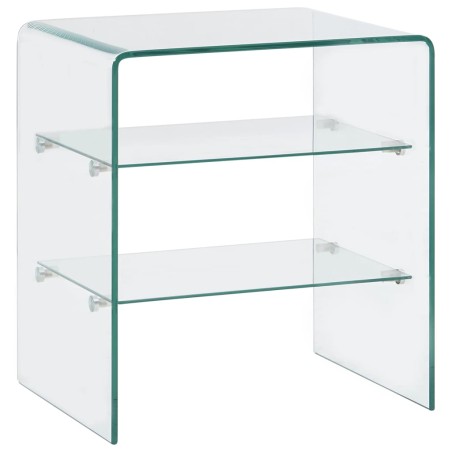 vidaXL Couchtisch 50x40x56 cm Hartglas 