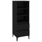 vidaXL Highboard Schwarz 40x36x110 cm Holzwerkstoff vidaXL Highboard Schwarz 40x36x110 cm Holzwerkstoff
