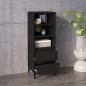 vidaXL Highboard Schwarz 40x36x110 cm Holzwerkstoff vidaXL Highboard Schwarz 40x36x110 cm Holzwerkstoff