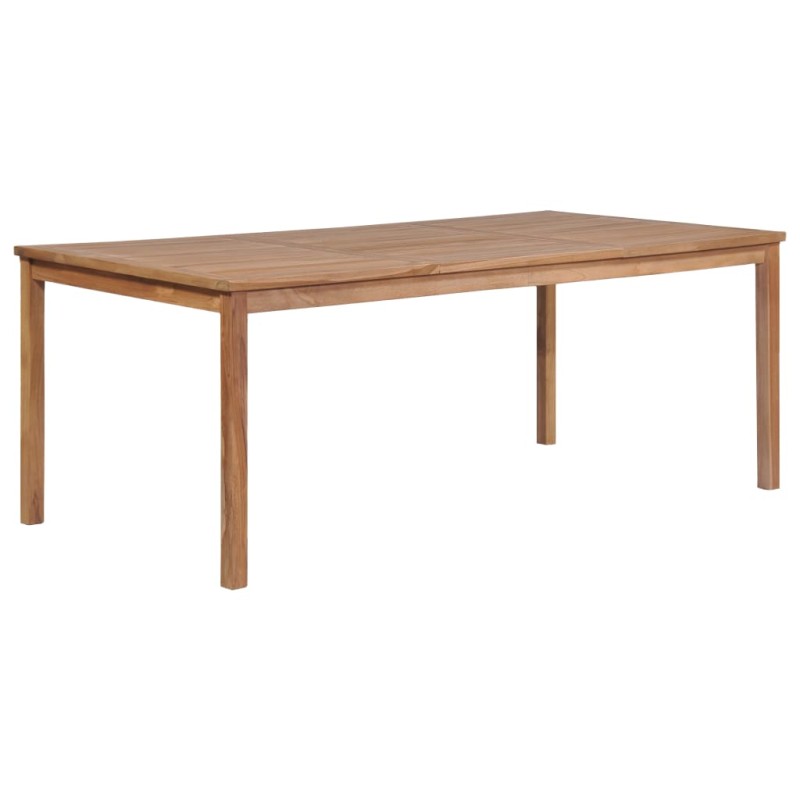 vidaXL Gartentisch 200x100x77 cm Massivholz Teak vidaXL Gartentisch 200x100x77 cm Massivholz Teak