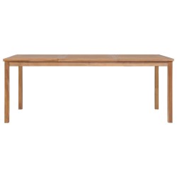 vidaXL Gartentisch 200x100x77 cm Massivholz Teak
