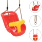 vidaXL Babyschaukel mit Sicherheitsgurt PP Rot vidaXL Babyschaukel mit Sicherheitsgurt PP Rot