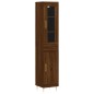 Highboard Braun Eichen-Optik 34,5x34x180 cm Holzwerkstoff Highboard Braun Eichen-Optik 34,5x34x180 cm Holzwerkstoff