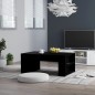 vidaXL Couchtisch Schwarz 100x60x42 cm Holzwerkstoff vidaXL Couchtisch Schwarz 100x60x42 cm Holzwerkstoff