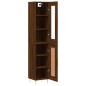 Highboard Braun Eichen-Optik 34,5x34x180 cm Holzwerkstoff Highboard Braun Eichen-Optik 34,5x34x180 cm Holzwerkstoff