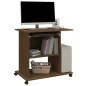 vidaXL Schreibtisch Braun Eichen-Optik 80x50x75 cm Holzwerkstoff vidaXL Schreibtisch Braun Eichen-Optik 80x50x75 cm Holzwerkstoff