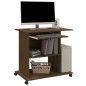 vidaXL Schreibtisch Braun Eichen-Optik 80x50x75 cm Holzwerkstoff vidaXL Schreibtisch Braun Eichen-Optik 80x50x75 cm Holzwerkstoff
