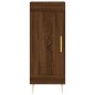 Highboard Braun Eichen-Optik 34,5x34x180 cm Holzwerkstoff Highboard Braun Eichen-Optik 34,5x34x180 cm Holzwerkstoff
