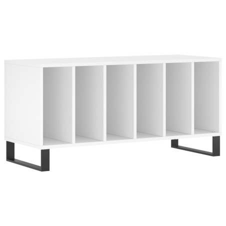 vidaXL Plattenschrank Weiß 100x38x48 cm Holzwerkstoff