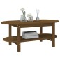 vidaXL Couchtisch Honigbraun 110x55x45 cm Massivholz Kiefer vidaXL Couchtisch Honigbraun 110x55x45 cm Massivholz Kiefer