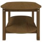 vidaXL Couchtisch Honigbraun 110x55x45 cm Massivholz Kiefer vidaXL Couchtisch Honigbraun 110x55x45 cm Massivholz Kiefer