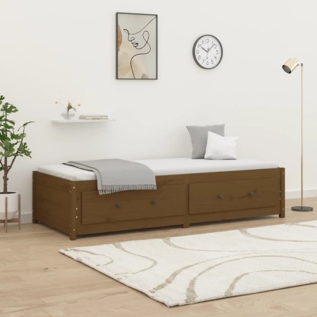 vidaXL Tagesbett Honigbraun 80x200 cm Massivholz Kiefer