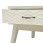 vidaXL Couchtisch mit 2 Schubladen Schnitzerei Grau 110x50x40 cm Holz vidaXL Couchtisch mit 2 Schubladen Schnitzerei Grau 110x50x40 cm Holz