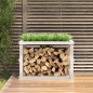 vidaXL Outdoor-Kaminholzregal Weiß 108x52x74 cm Massivholz Kiefer vidaXL Outdoor-Kaminholzregal Weiß 108x52x74 cm Massivholz Kiefer