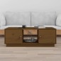 vidaXL Couchtisch Honigbraun 100x50x35 cm Massivholz Kiefer vidaXL Couchtisch Honigbraun 100x50x35 cm Massivholz Kiefer