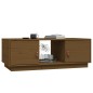 vidaXL Couchtisch Honigbraun 100x50x35 cm Massivholz Kiefer vidaXL Couchtisch Honigbraun 100x50x35 cm Massivholz Kiefer