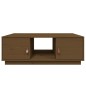 vidaXL Couchtisch Honigbraun 100x50x35 cm Massivholz Kiefer vidaXL Couchtisch Honigbraun 100x50x35 cm Massivholz Kiefer