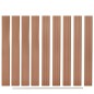 vidaXL Ersatz-Zaunbretter 9 Stk. WPC 170 cm Braun vidaXL Ersatz-Zaunbretter 9 Stk. WPC 170 cm Braun
